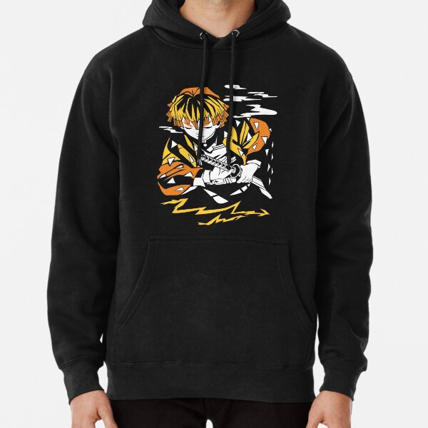 Zenitsu Agatsuma - Kimetsu no Yaiba Sudadera con capucha
