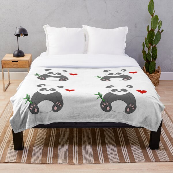 Aperçu de l'œuvre BABY PANDA AIME SON BAMBOU créée et vendue par REDRHAPZODEE.