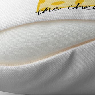 Alternate view of Fold in the Cheese! Floor Pillow