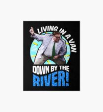Chris Farley - Matt Foley Nostalgia Graphic Art Board Print