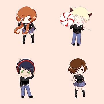Artwork thumbnail, (4 pack) All Main Characters from "My Cute Boyfriend" by chocoandt