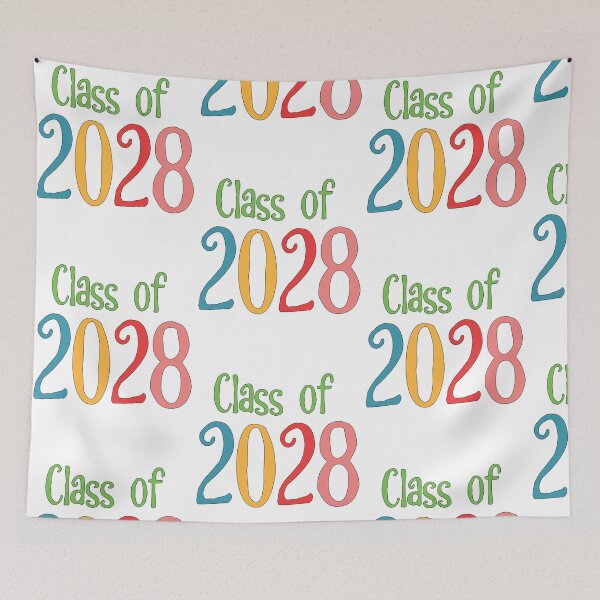 Item preview, Class of 2028 Back to School Graduation Year print graphic designed and sold by doodabobs.