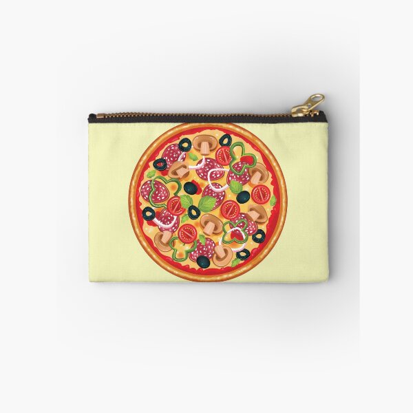 Item preview, Loaded Round Pizza Pie with Everything Olives Pepperoni graphic designed and sold by doodabobs.