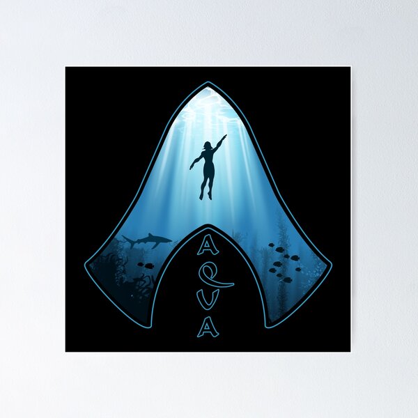 Item preview, Aqua Megalodon shark tooth designed and sold by NicGrayGraphic.