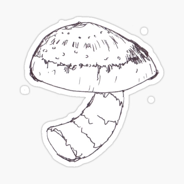 Mushroom | Shiitake Sticker