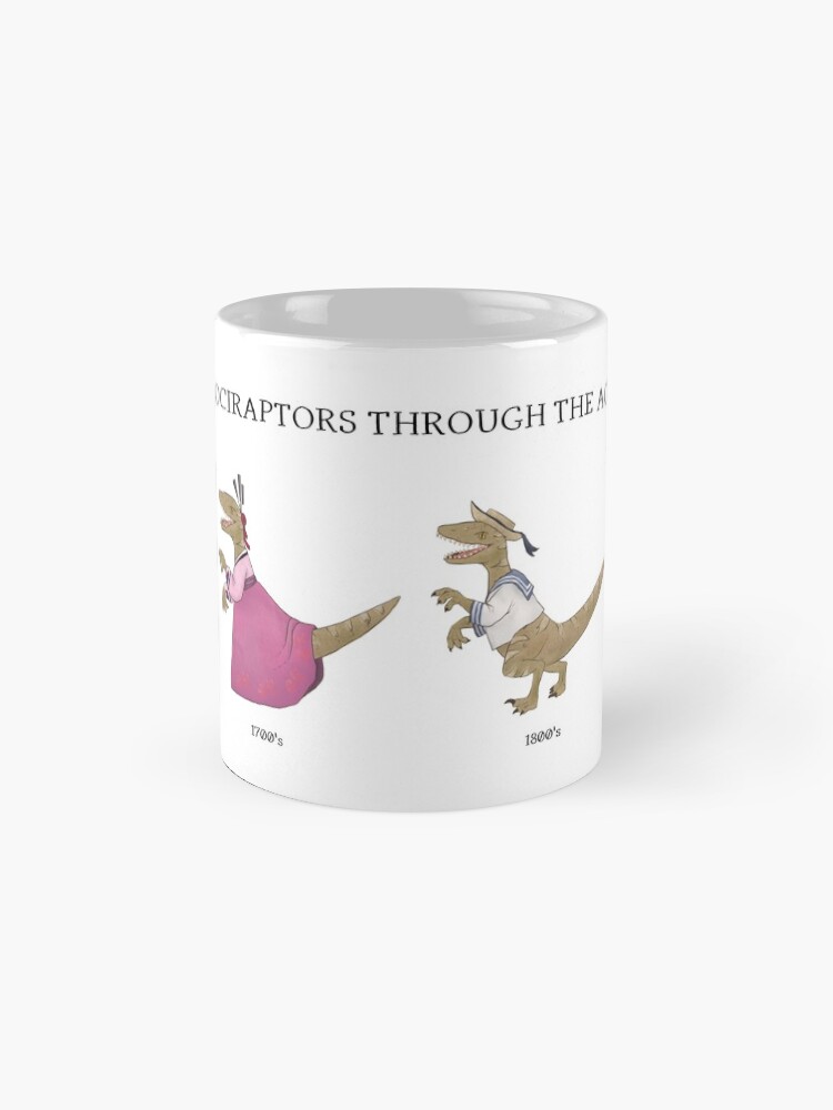 Thumbnail 4 of 6, Coffee Mug, Raptors Through the Ages Mug designed and sold by Angypants.