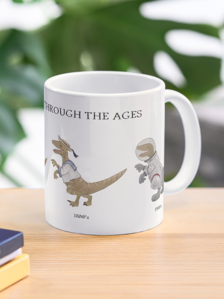 Thumbnail 1 of 6, Coffee Mug, Raptors Through the Ages Mug designed and sold by Angypants.