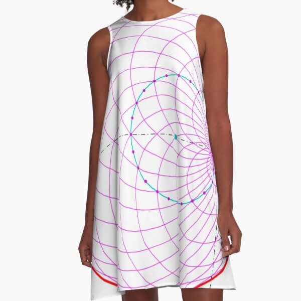 Cardioid as envelope of a pencil of circles A-Line Dress