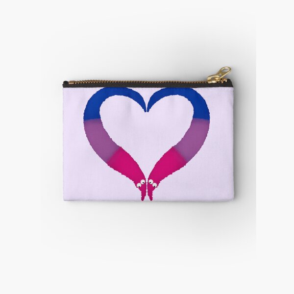 Item preview, Bi Worm on a String Heart designed and sold by guavaowl.