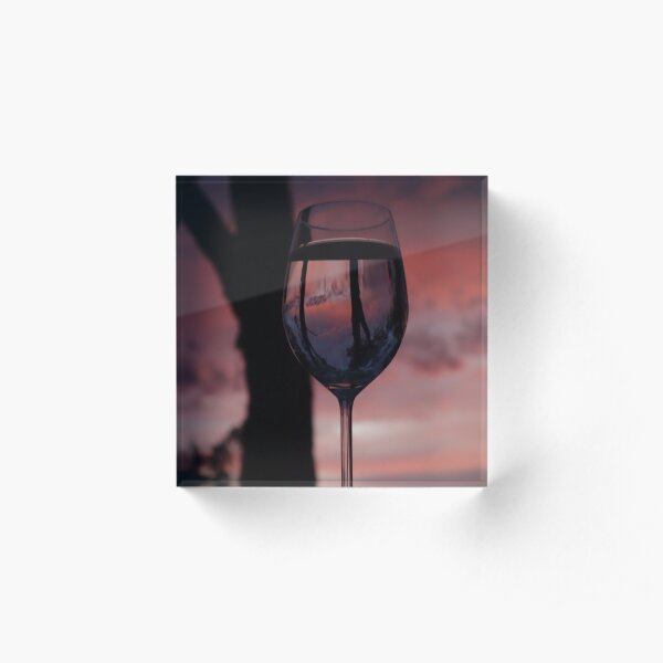 Dawn reflection Acrylic Block