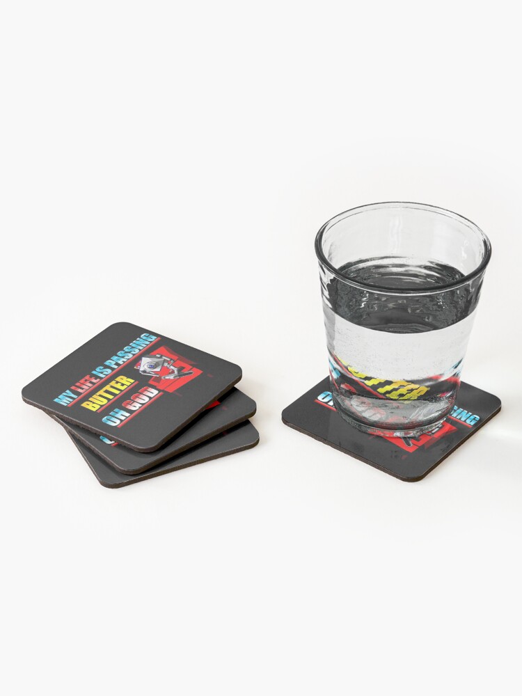 Alternate view of My Life Is Butter Coasters (Set of 4)