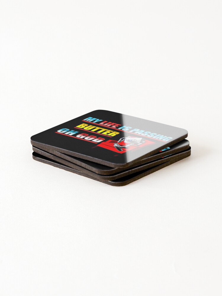 Alternate view of My Life Is Butter Coasters (Set of 4)