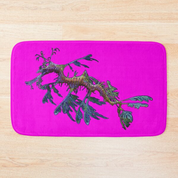 Item preview, Leafy Sea Dragon on Hot, Candy Pink by Amanda M Lucas designed and sold by Amanda Lucas.