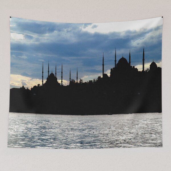 Item preview, Sultanahmet Camii Skyline Istanbul Turkiye Silhouette 2004 designed and sold by taiche.