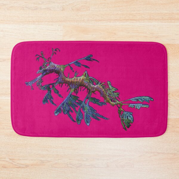 Item preview, Leafy Sea Dragon on Deep Pink by Amanda M Lucas designed and sold by Amanda Lucas.