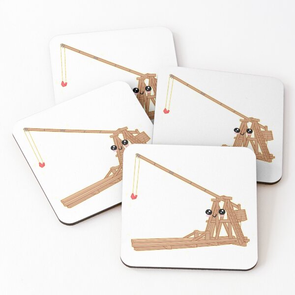 Item preview, kawaii trebuchet designed and sold by fieldmouse.