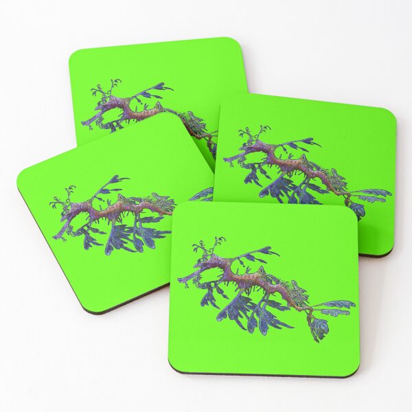 Item preview, Leafy Sea Dragon on Lime Green by Amanda M Lucas designed and sold by Amanda Lucas.