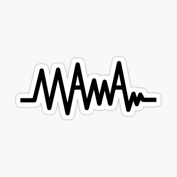 Mama EKG Sticker
