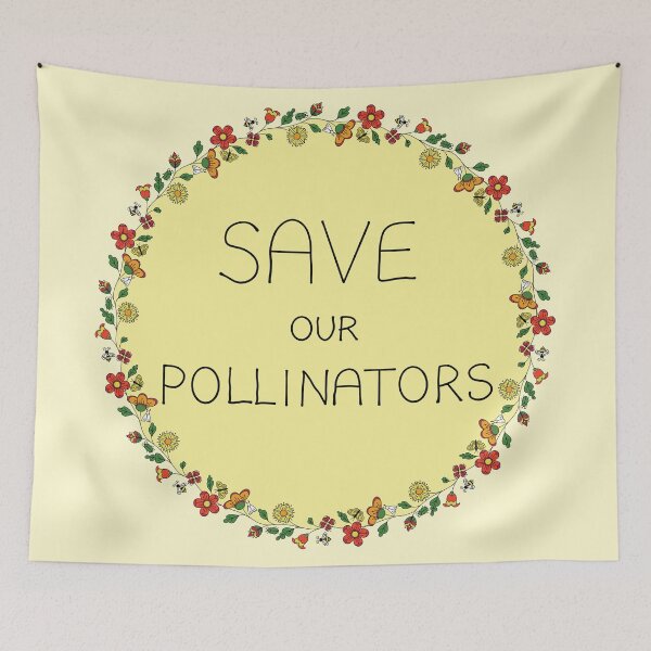 Item preview, Save Our Pollinators designed and sold by thatbuglady.