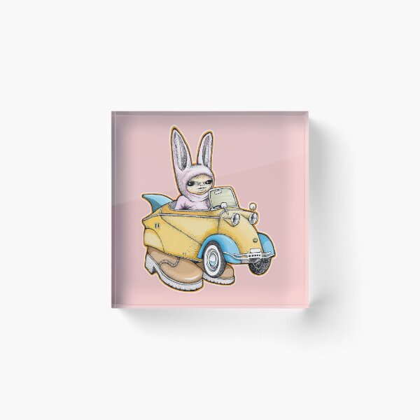 Item preview, uber bunny car designed and sold by linden lorenson.