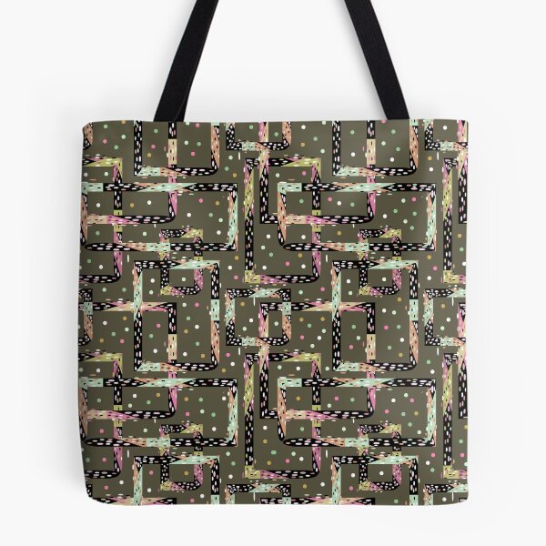 Item preview, Abstract African style pattern with multi-colored rectangles designed and sold by IrinaIkar.