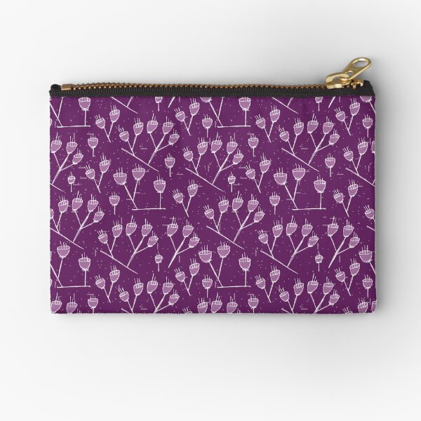 Tulip Tree - Plum Zipper Pouch