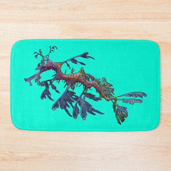 Item preview, Leafy Sea Dragon on Teal by Amanda M Lucas designed and sold by Amanda Lucas.