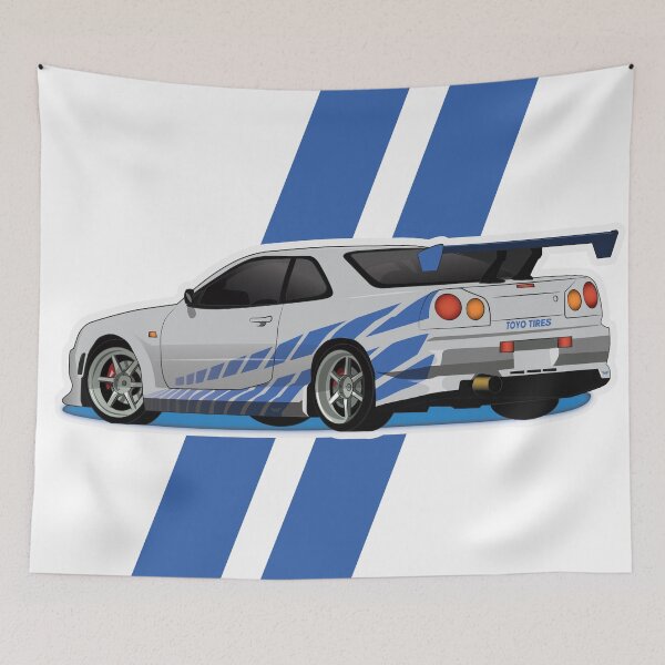 Item preview, Brian’s Skyline designed and sold by ArielAutoArt.