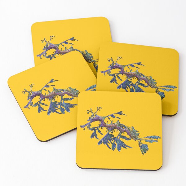 Item preview, Leafy Sea Dragon on Golden Yellow by Amanda M Lucas designed and sold by Amanda Lucas.