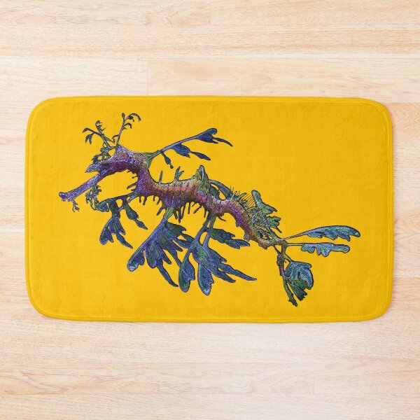 Item preview, Leafy Sea Dragon on Golden Yellow by Amanda M Lucas designed and sold by Amanda Lucas.