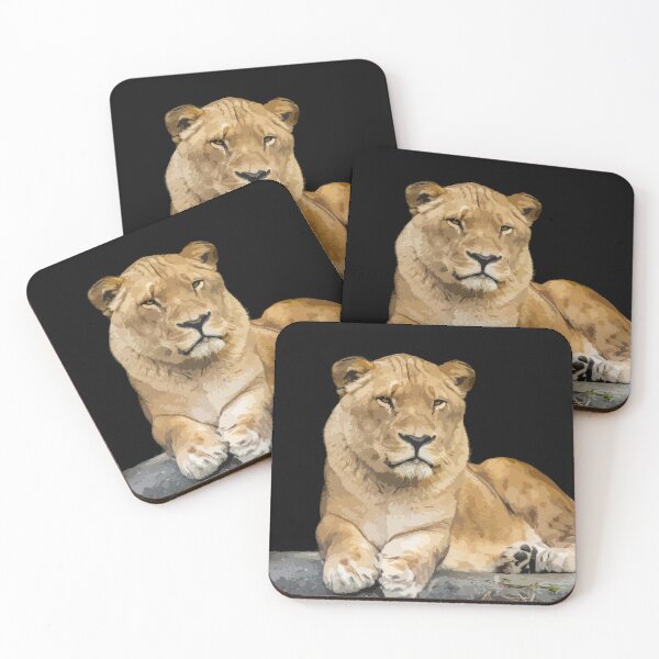 Artikelvorschau, Lion Animal Digital Illustration Art entworfen und verkauft von ind3finite.