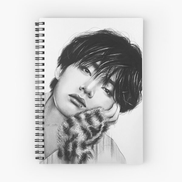 Artikelvorschau, Taehyung Bleistiftzeichnung entworfen und verkauft von ari-arts.