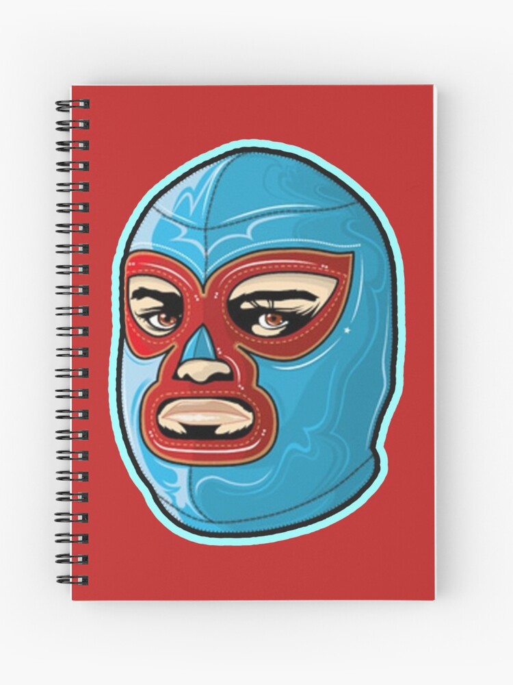 Nacho Mask Spiral Notebook By Porofinoto Redbubble