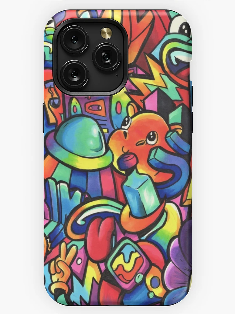 G A L A C T I C // Copic Marker Doodle iPhone Case for Sale by Eadan  Shamir