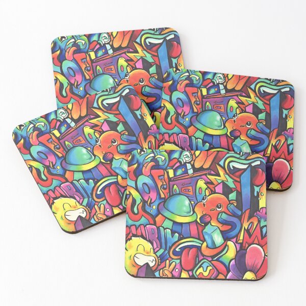 Item preview, G A L A C T I C // Copic Marker Doodle designed and sold by Eadan Shamir.