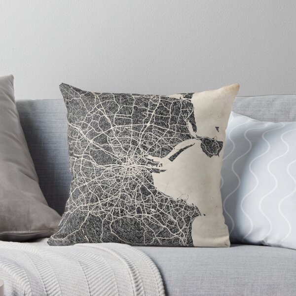 Item preview, Dublin map designed and sold by InkMaps.