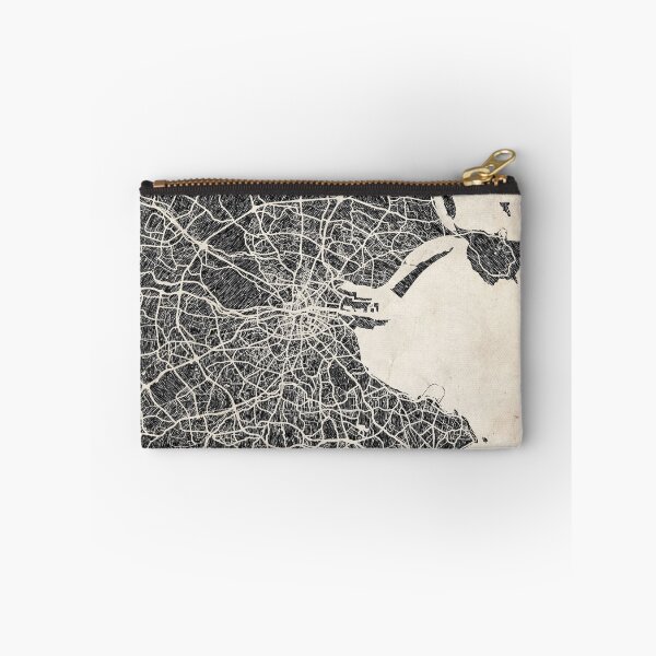 Item preview, Dublin map designed and sold by InkMaps.