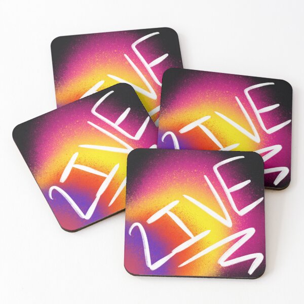Item preview, Colorful Spray Paint "LIVE" designed and sold by Stephanie Janae Schork.