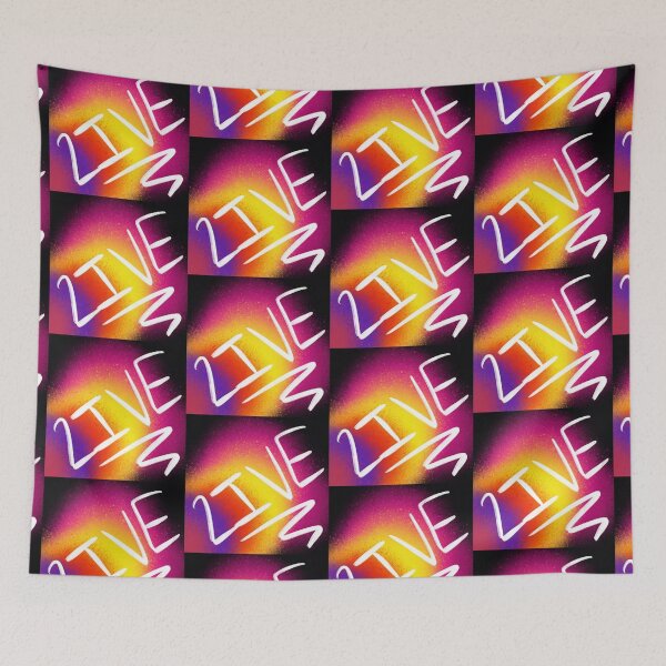 Item preview, Colorful Spray Paint "LIVE" designed and sold by Stephanie Janae Schork.