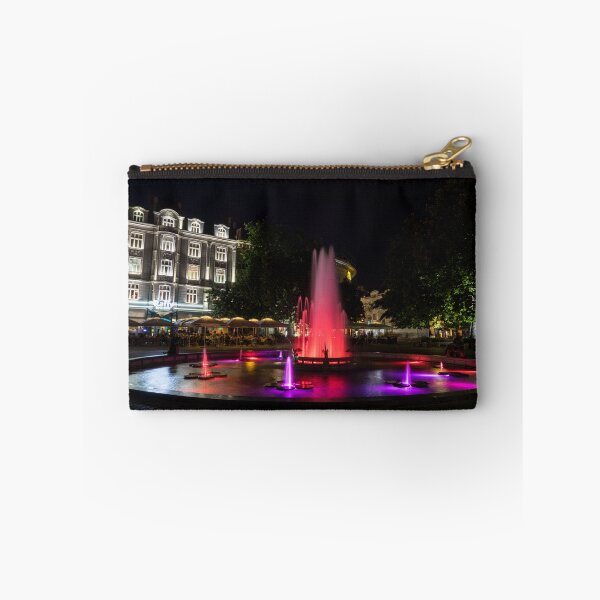 Item preview, Jewel Toned Pelican Fountain - Ultra Violet and Ruby Red designed and sold by Georgia Mizuleva.