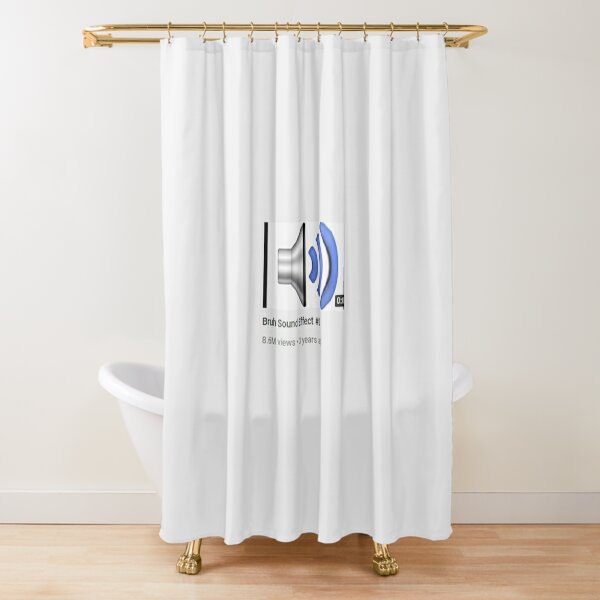 Funny Sound Effect Shower Curtains Redbubble
