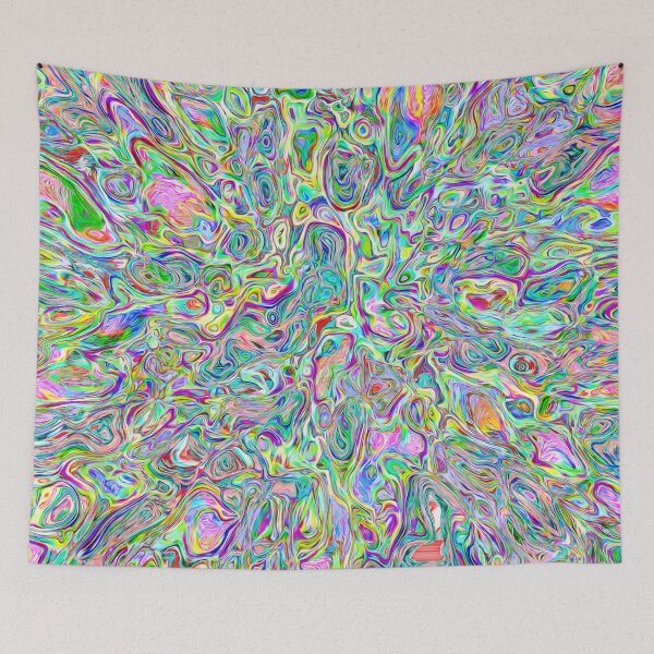 Item preview, Abstract random colors #6 | stream of vigorously space designed and sold by blackhalt.