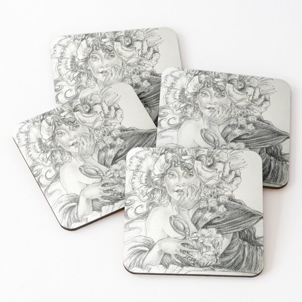 Item preview, Woman with foamy beer designed and sold by Francesca Romana Brogani.