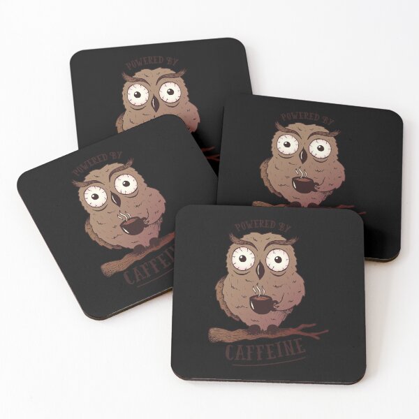 Item preview, caffeine owl  designed and sold by pirminio.