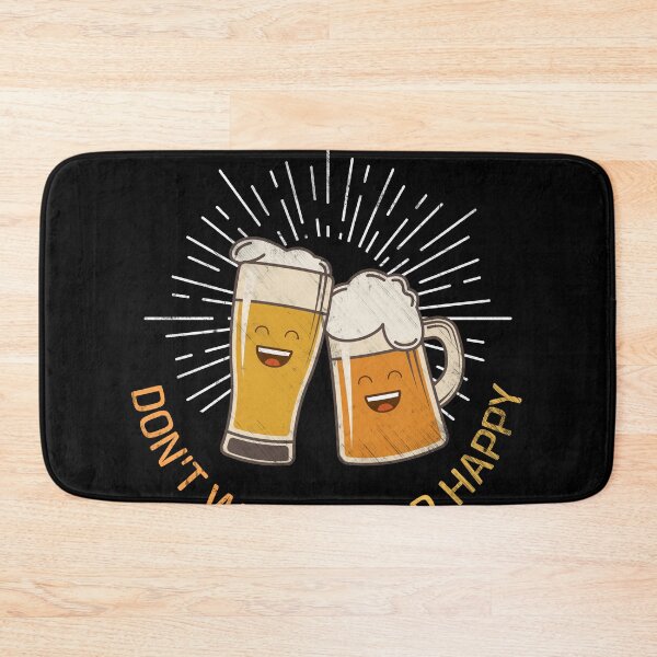 Item preview, Dont Worry beer Happy I Carefree beer designed and sold by ChrisFeil.