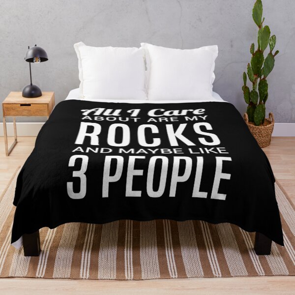 Item preview, All I Care About Are My Rocks And Maybe Like 3 People - Funny Rock And Mineral designed and sold by T-shirt For You.