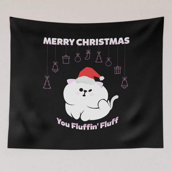 Item preview, Merry Christmas Fluffin Fluff I Merry Christmas Cats designed and sold by ChrisFeil.