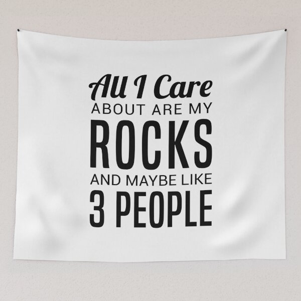 Item preview, All I Care About Are My Rocks And Maybe Like 3 People - Funny Geologist designed and sold by T-shirt For You.