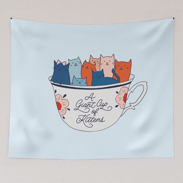 Item preview, A Giant Cup of Kittens designed and sold by Kerstin Ebner.