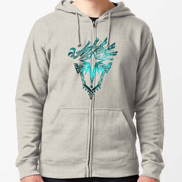 Monster Hunter World: Iceborne - Logo (Conception Galaxy) Veste zippée à capuche